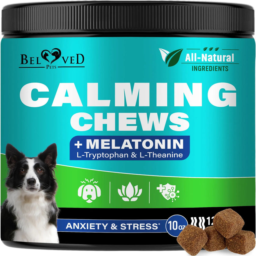🐾 Natural Hemp Calming Chews for Dogs – Natural Anxiety, Pain & Joint Relief